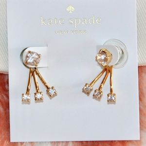NWT Kate Spade Crystal Ear jacket, adjustable